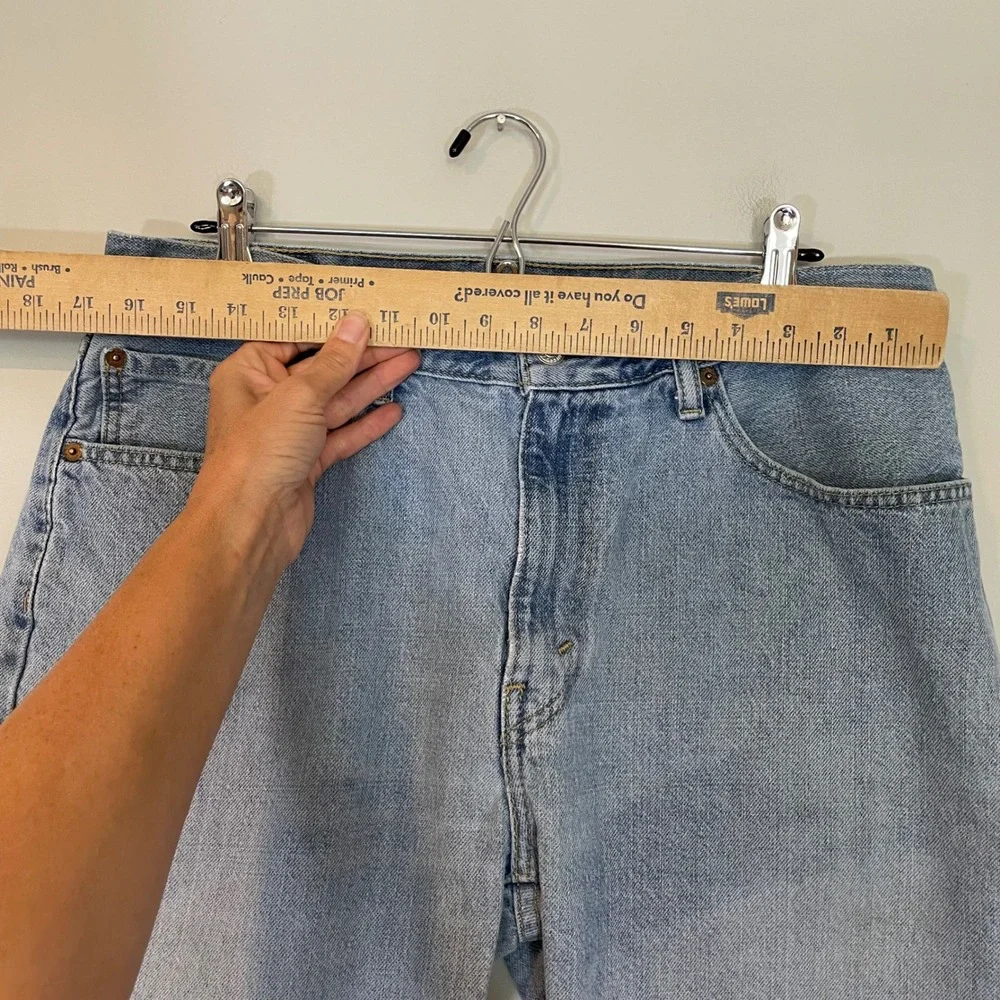 Levis 505 Mens Light Wash Denim Shorts Regular Fit Blue Cotton W36‎ Jorts Y2K